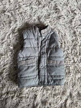Wendy Bellissimo Gray Toddler Puffer Vest